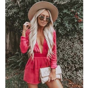 Pink romper
